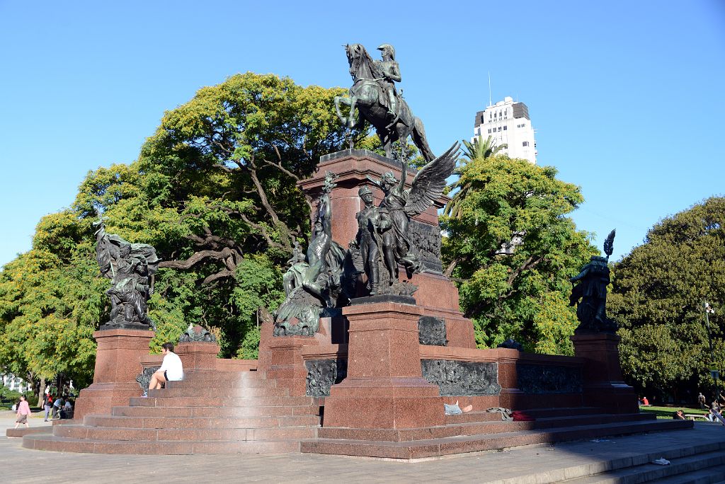 05 Monumento del Libertador Jose de San Martin In Plaza General San Martin Retiro Buenos Aires